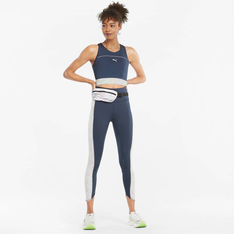 High shine cropped tank top-null