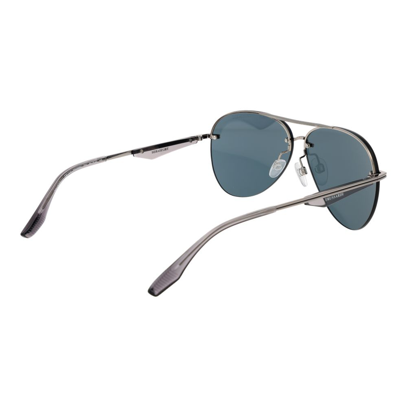 Gray metal sunglasses-null