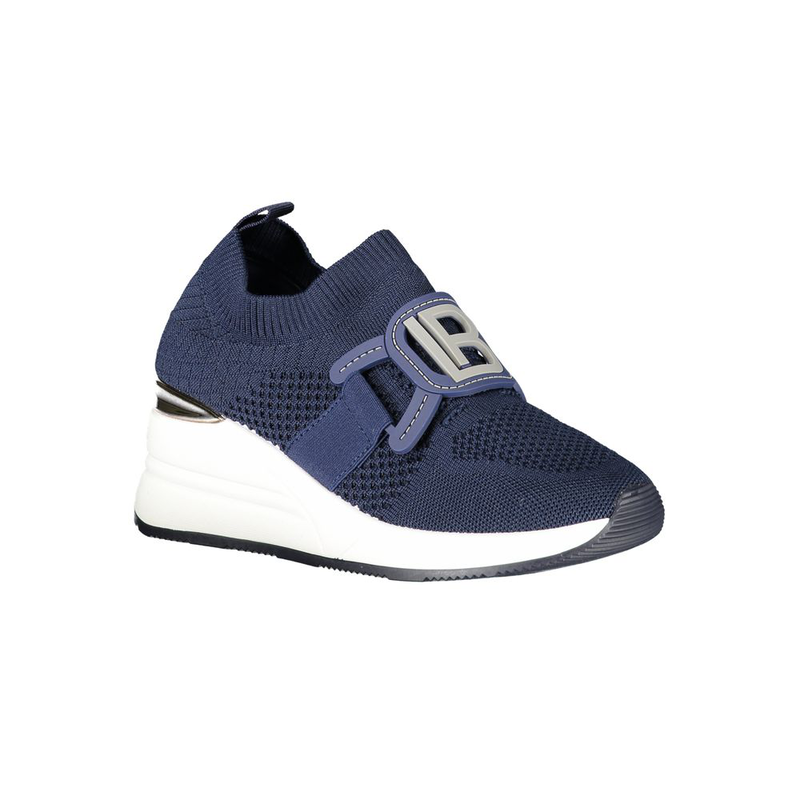 Blue polyester women sneaker-null
