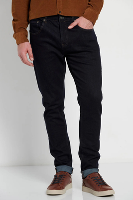 Trouser jean tapered fit, Rinse, medium