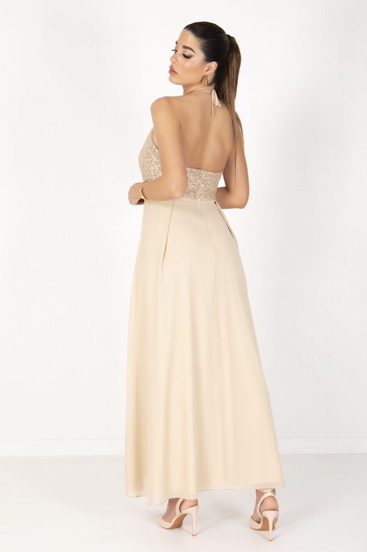 Maxi dress - gold , s-null