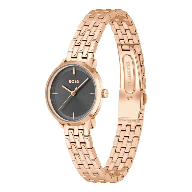 Multicolor stainless steel dress watch-null