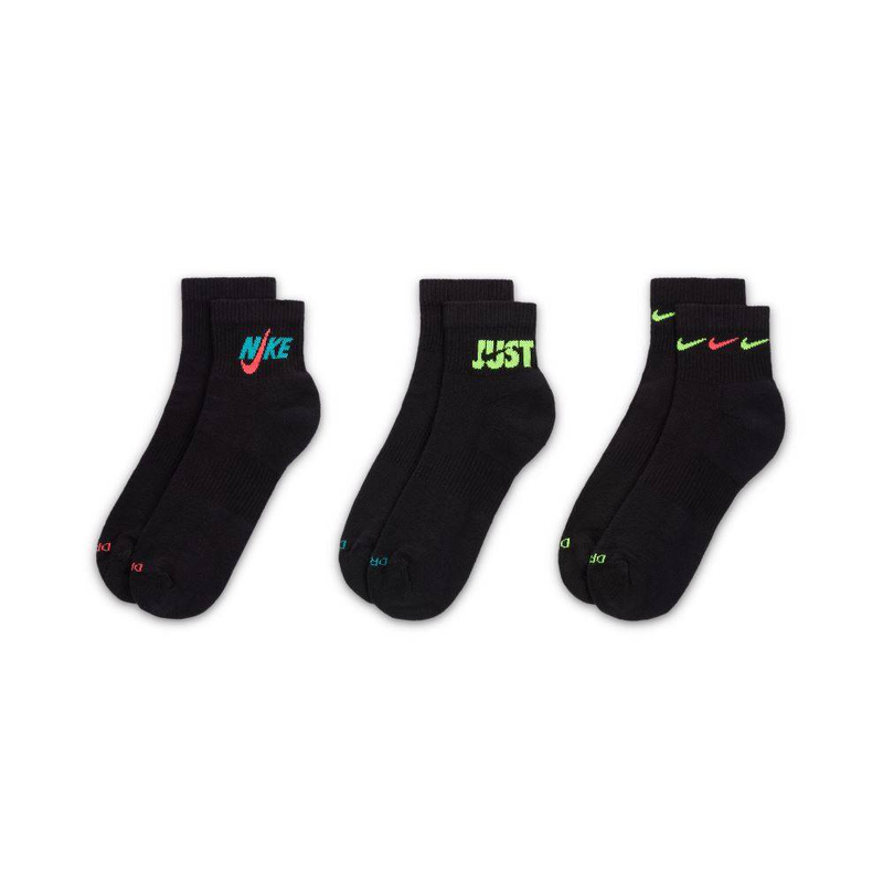 Everyday plus cushion ankle 3-pairs socks-null