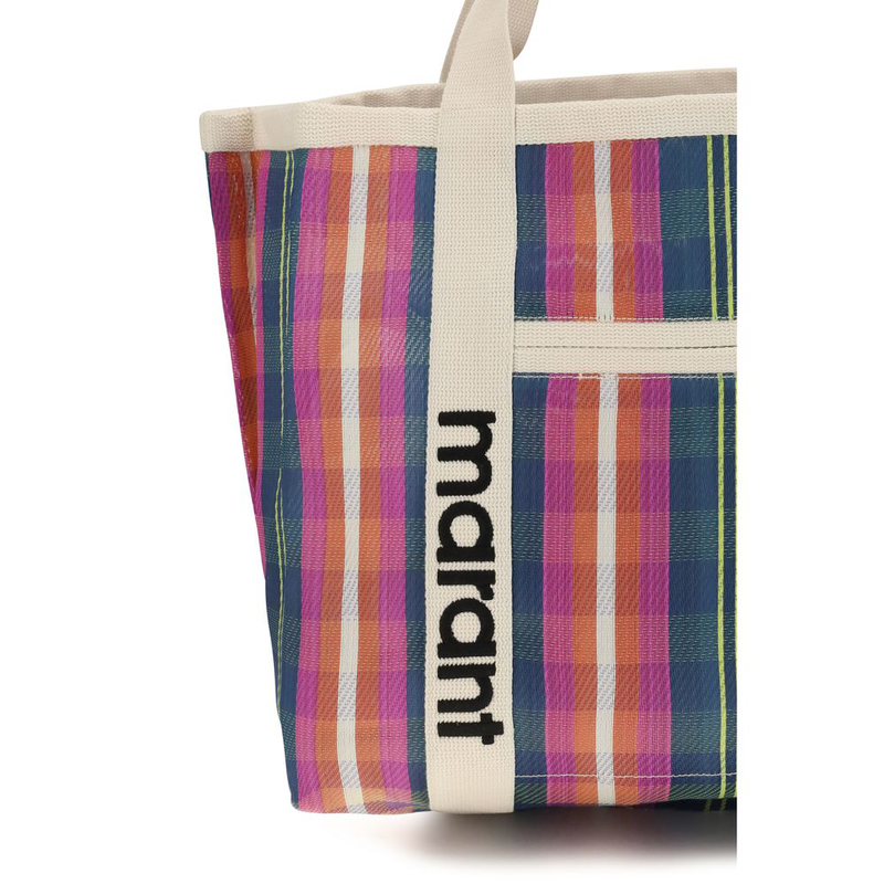 Multicolor nylon shoulder bag-null