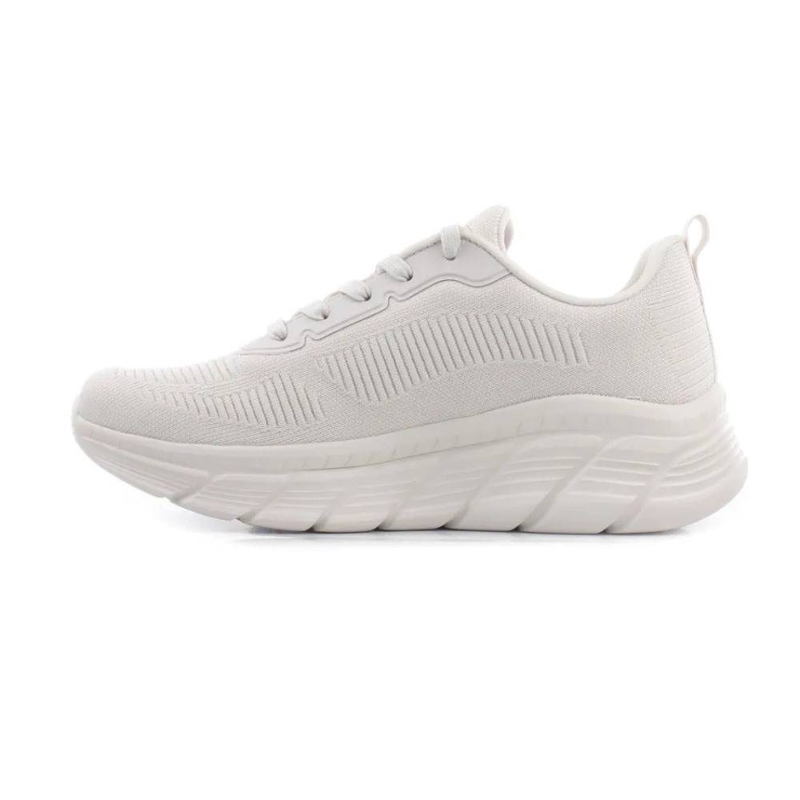 Bobs b flex hi - engineered knit fashion lace up sneaker-null