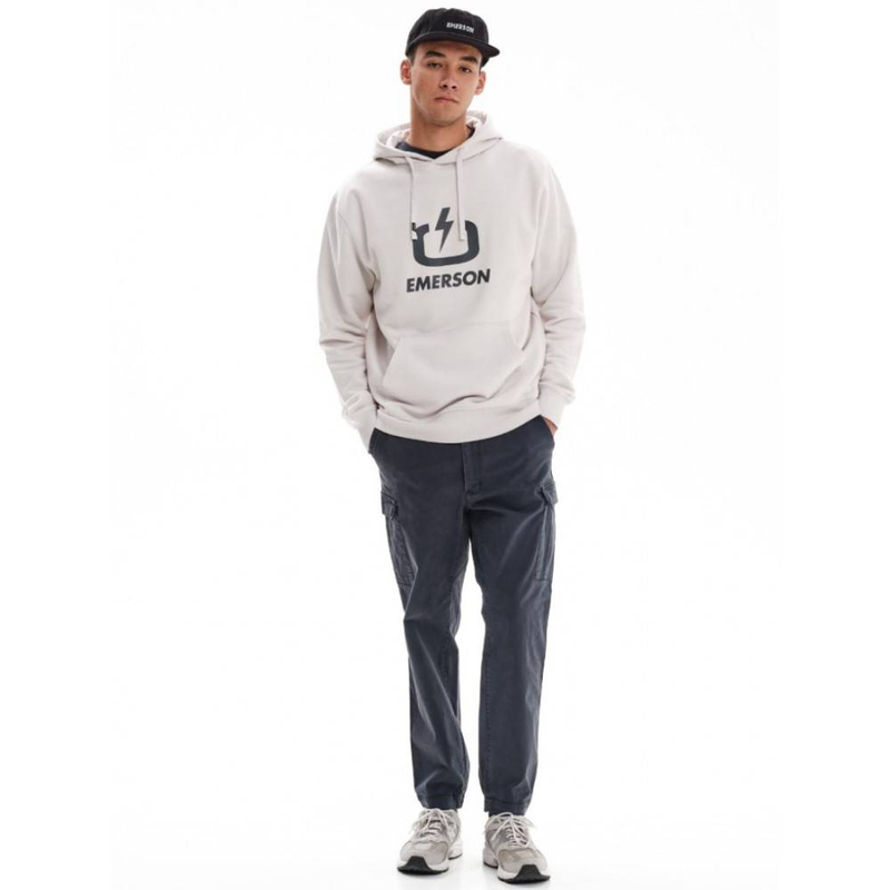 Men's classic logo pullover hoodie-null