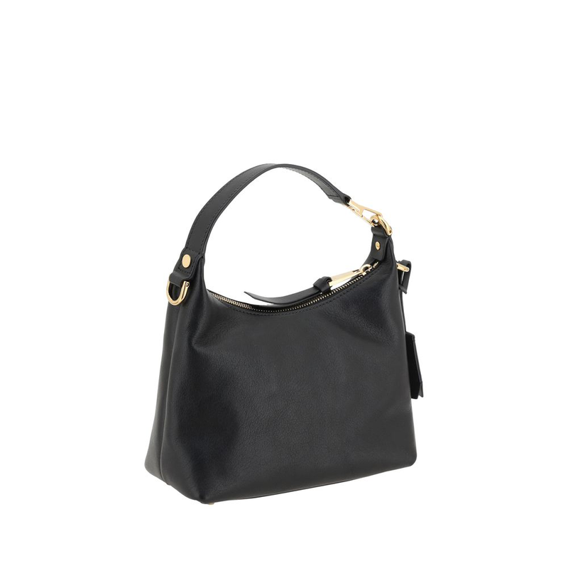 Black calf leather bos taurus handbag-null