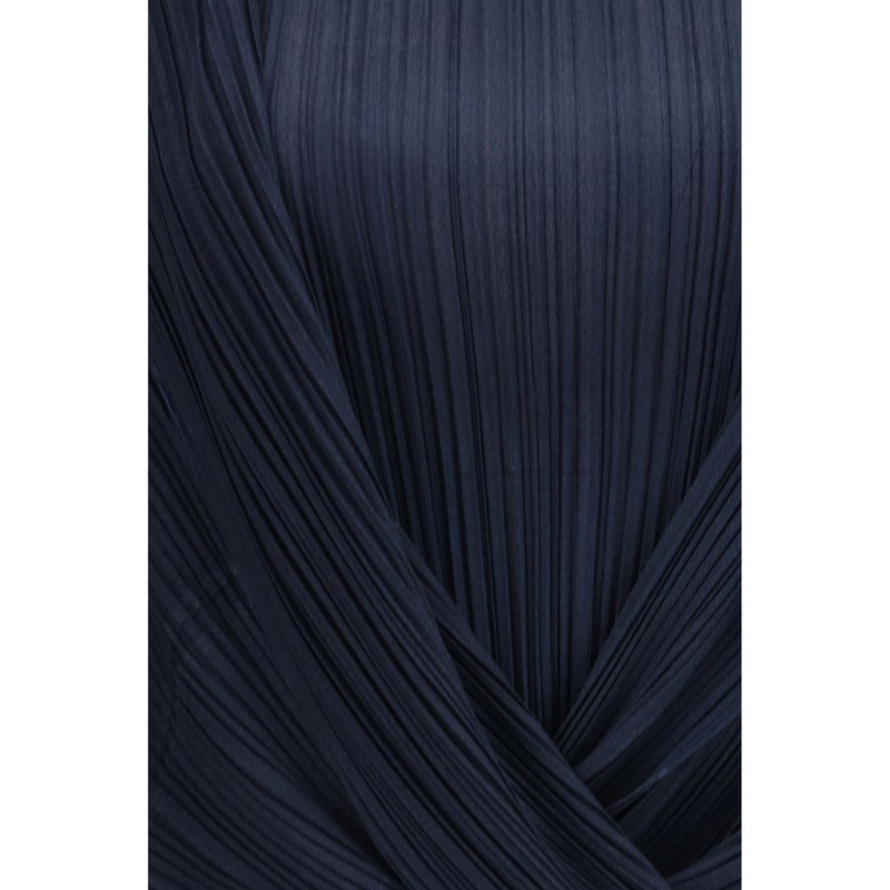 Blue viscose blouse-null