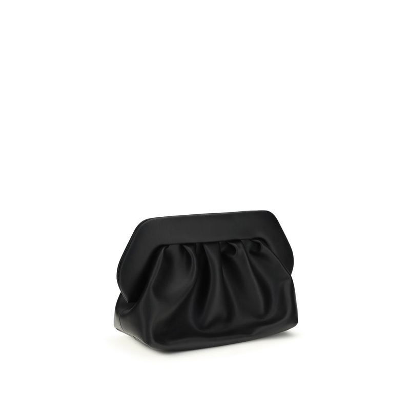 Black polyethylene clutch bag-null