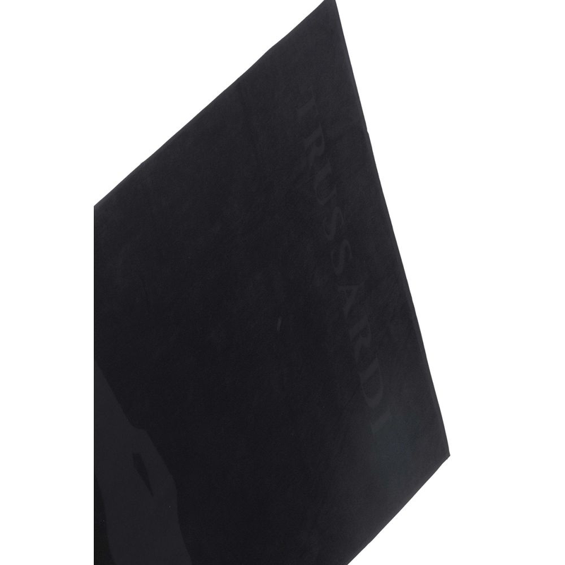 Black cotton men beach towel-null