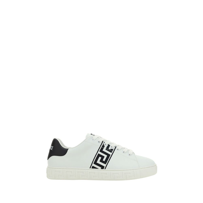 White calf leather bos taurus low top sneakers-null