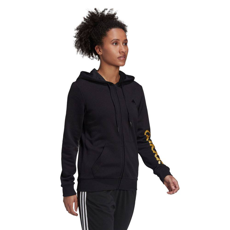 Product image: Womens eshort sleevesentials logo full-zip hoodie-null