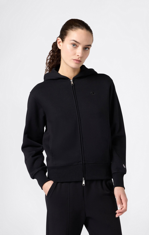 Champion women's full zip hoodie sweatshirt-null