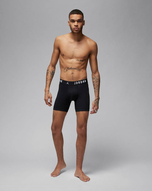 Product image: Nike jordan mens flight cotton core 3pk boxer briefs-null