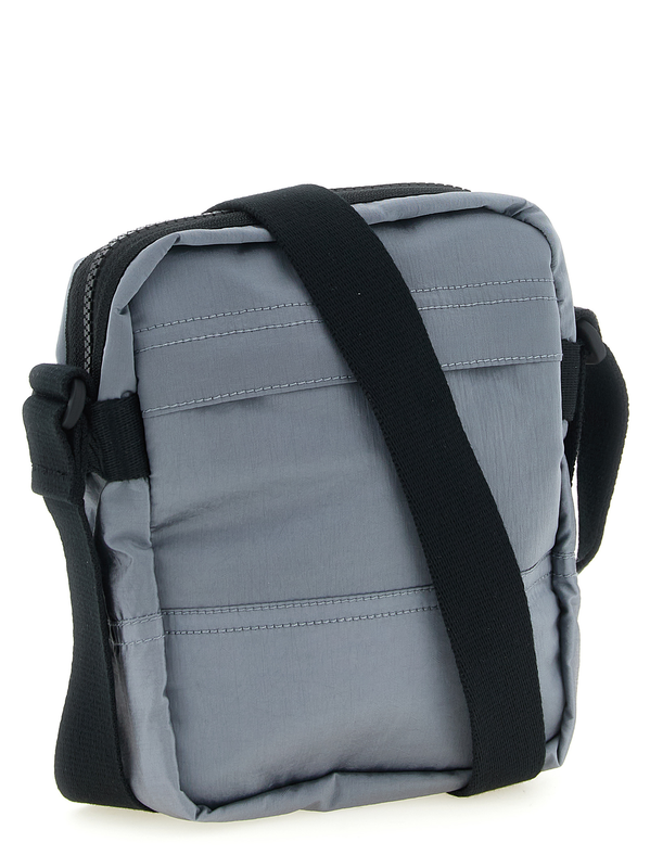 Gray polyamide crossbody bag-null