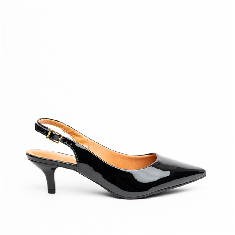 Product image: Vizzano glossy slingback low heel pumps-null
