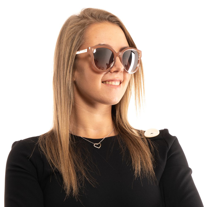 Brown metal & plastic sunglasses-null