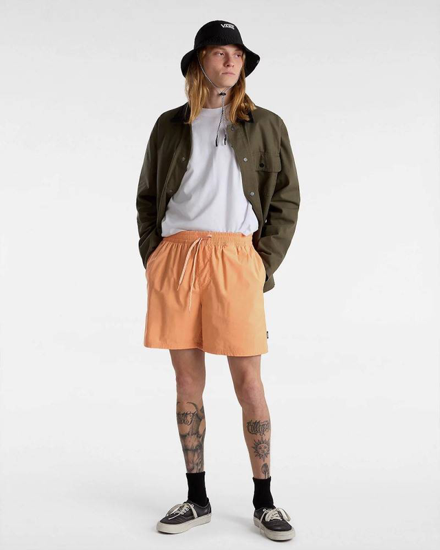 Primary solid elastic boardshort 7" image number null