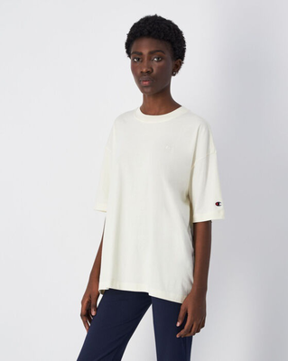 Champion women's ss tee, Ivory, medium