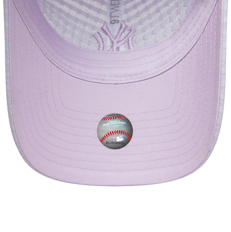 New york yankees womens mlb seersucker  9twenty adjustable cap-null