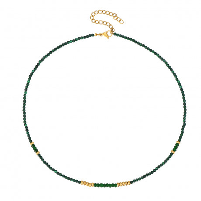 Emerald stone necklace, Emerald Stones, medium