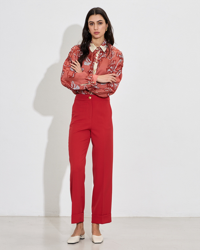 Trouser turn up hem image number null