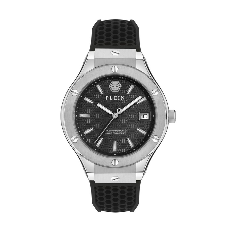 Black synthetic sport watch-null