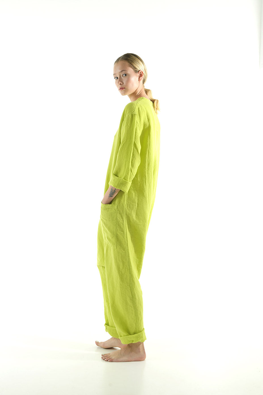 Kyoto linen jumpsuit image number null
