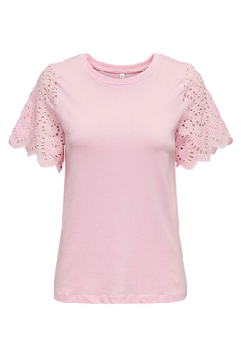 Only ebba life ss lace tee