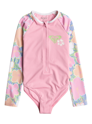 Roxy girls swimwear onepiece tiny flower onesie, Ultramarine Teenie Flower, medium