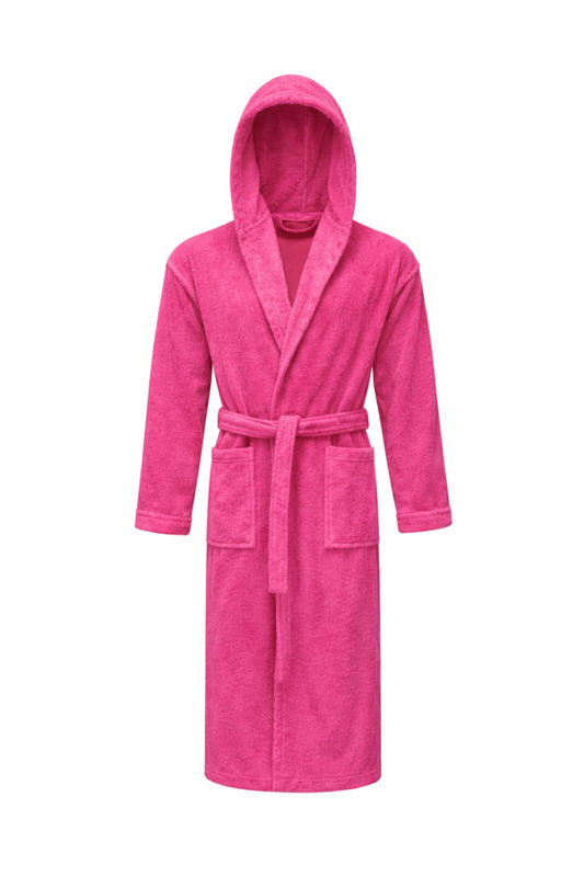 Unisex hooded terry bathrobe #uhtb-null