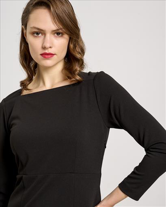 Dress midi long sleeve-null