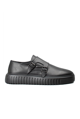 Shoes monkstrap elliott, Black, medium