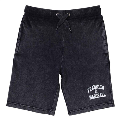 Boys washed short, Black, medium