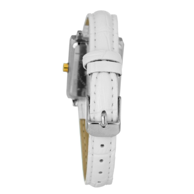 Multicolor leather dress watch-null