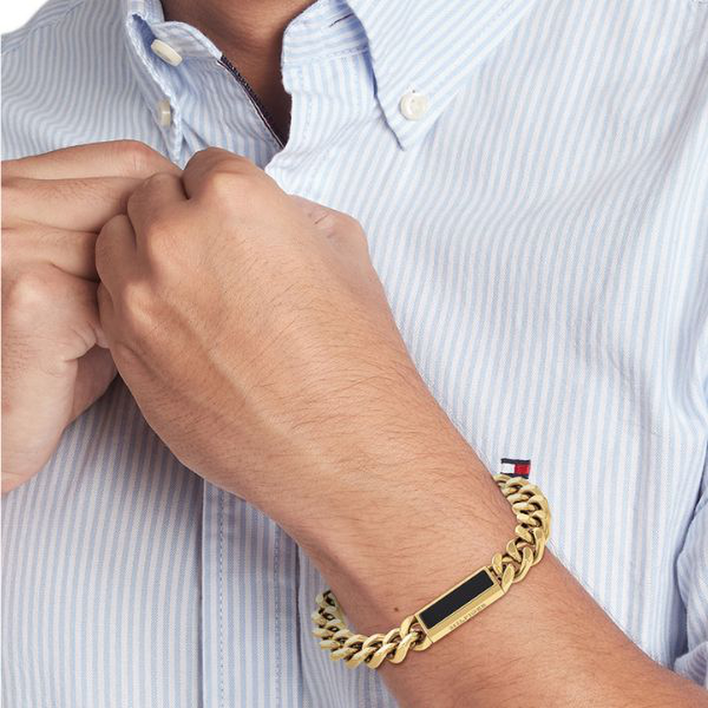 Tommy hilfiger men's bracelet, , medium-null