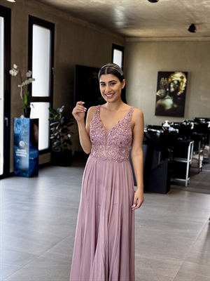 Maxi chiffon dress