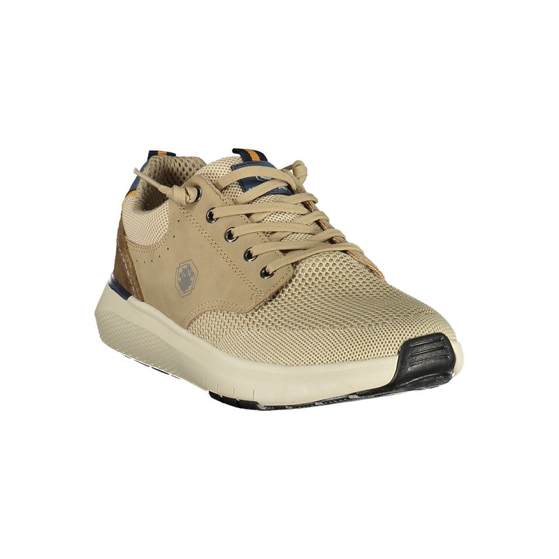 Beige polyurethane men sneaker-null