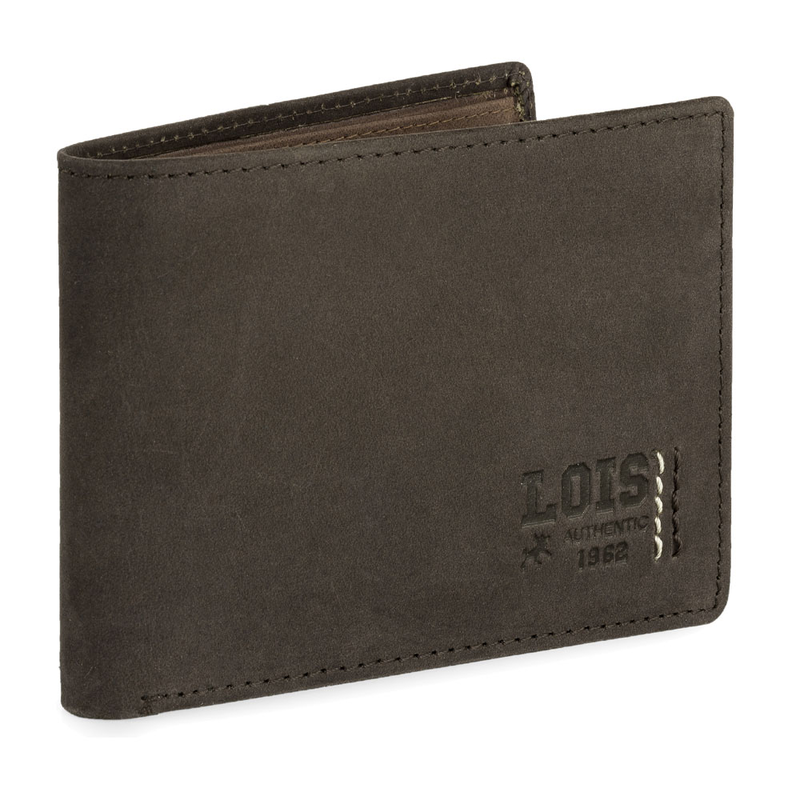 Product image: Πορτοφόλι ανδρικό δερμάτινο lois 202812-02 καφέ-null