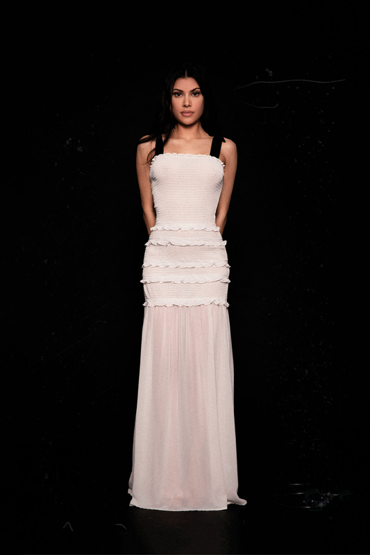 Maxi layered dress-null