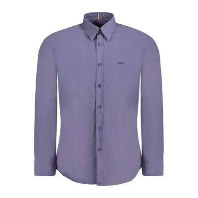 Blue cotton men shirt, Blue, medium