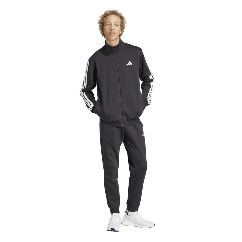 Adidas mens sportswear basic 3-stripes fleece track suit-null