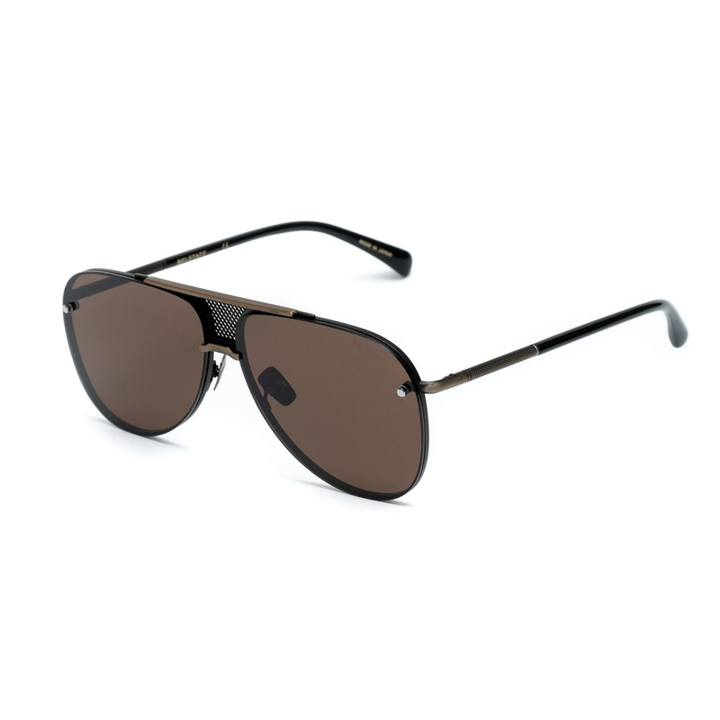 Brown titanium sunglasses-null