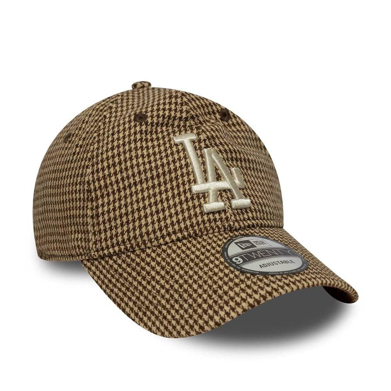 New era houndstooth 9twenty los angeles dodgers adjustable cap-null