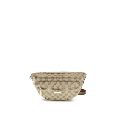 Beige polyester shoulder bag, Beige, medium