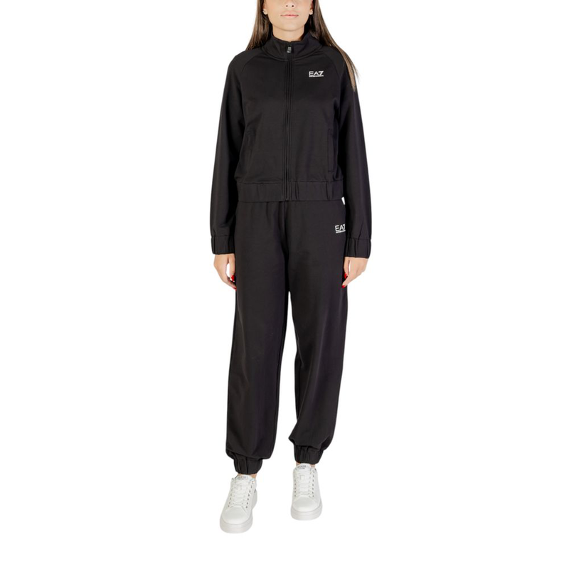 Black cotton tracksuit-null