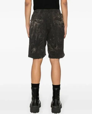 Skate short σορτς ανδρικο, Black Acid Wash, medium