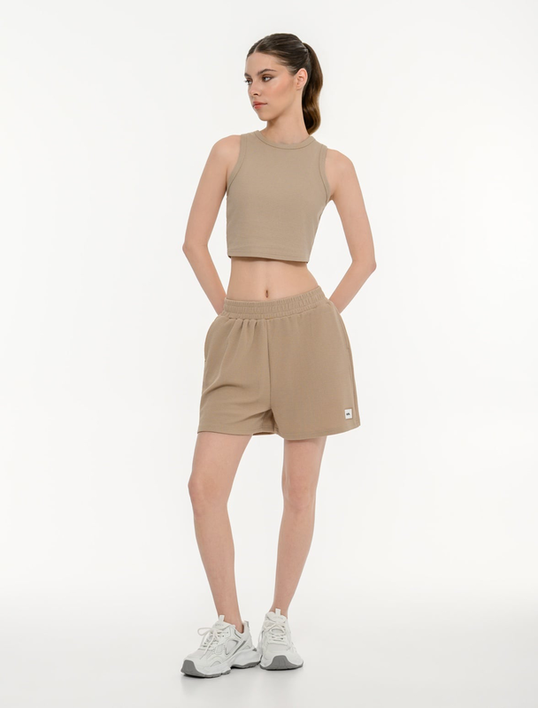 Bdtk woman's waffle sleeveless top-null