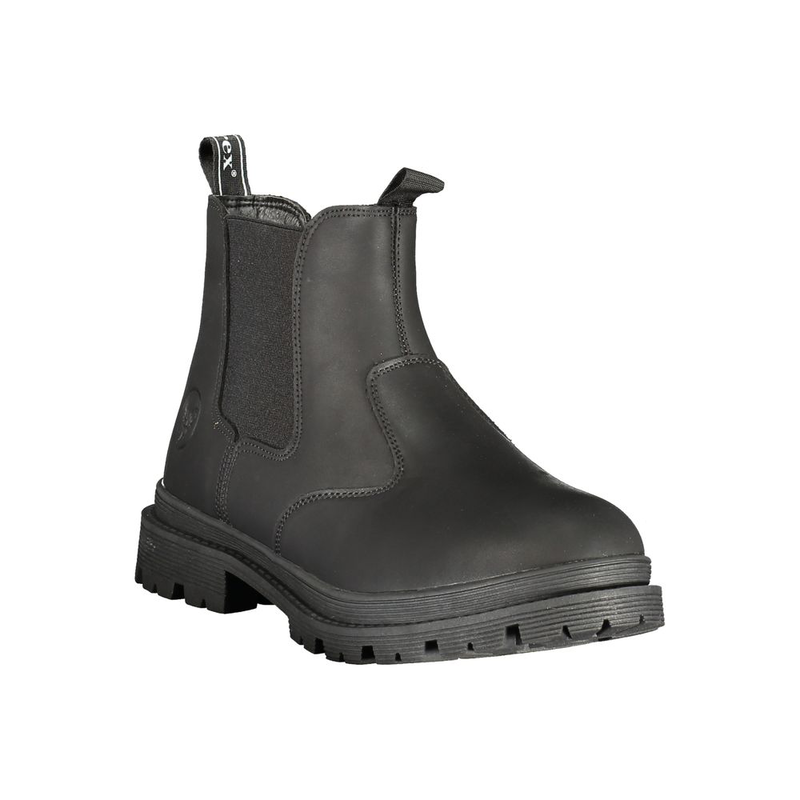 Nero polyurethane men's ankle boot-null