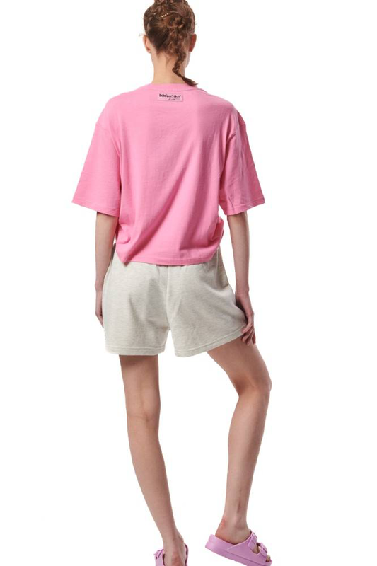 Women's athletic shorts w/embroidery-null